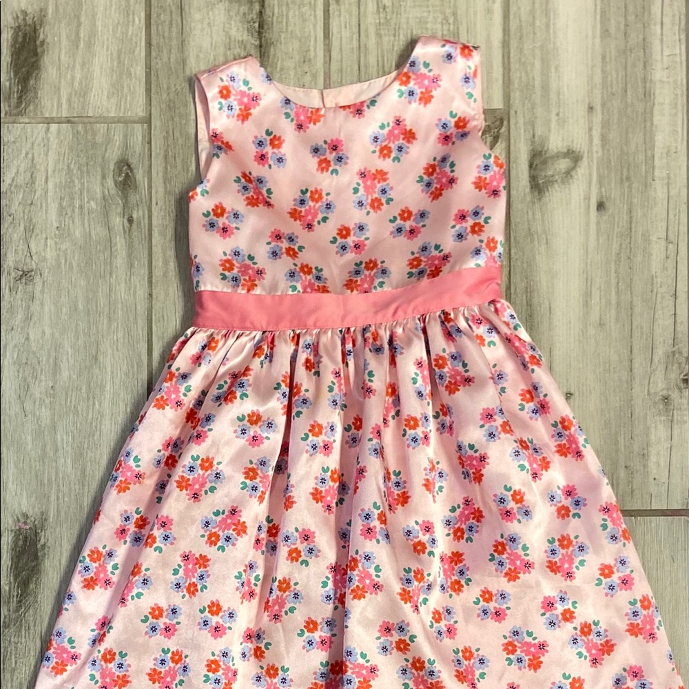Pink Floral Dress